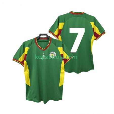 Billiga Fotbollströjor Senegal 7 Retro Borta tröja 2002 Kortärmad